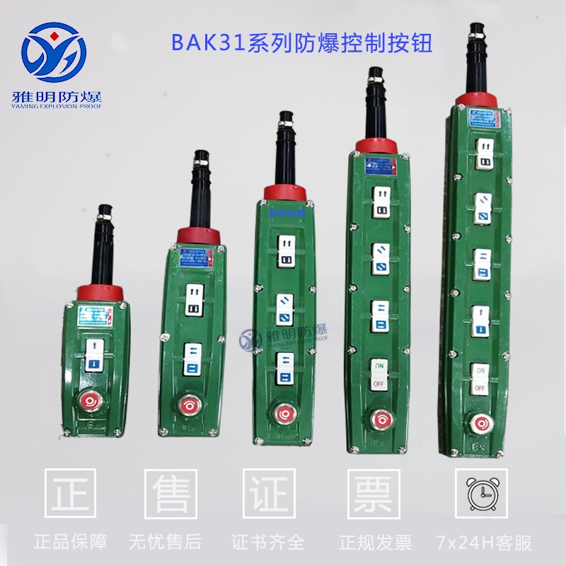 BAK31-5A36V防爆電動(dòng)葫蘆按鈕開關(guān)