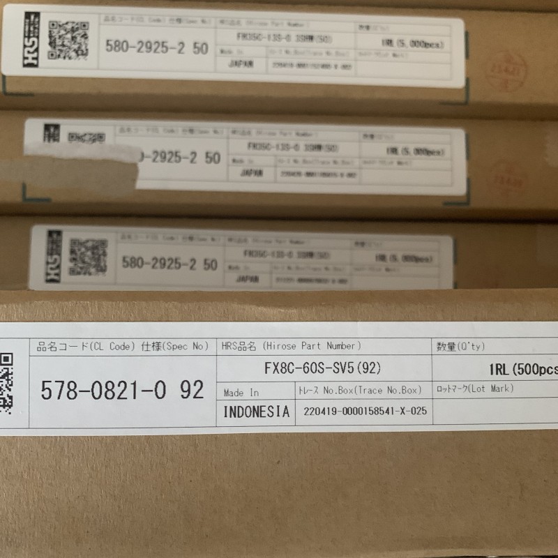 無(wú)錫市廣瀨連接器FX8C-100P-SV2(92)