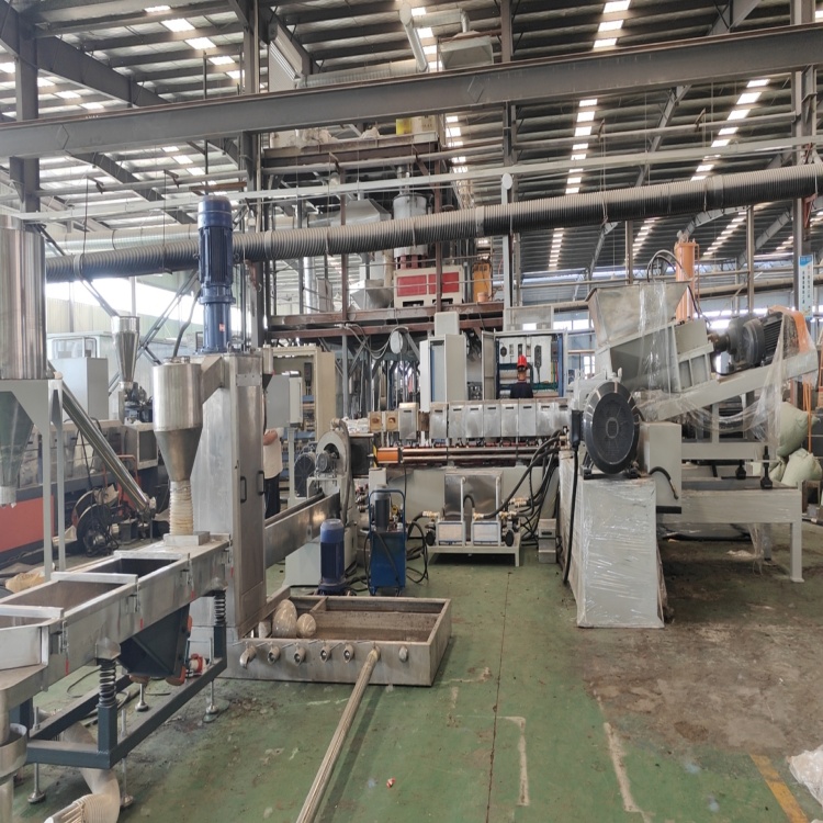 75D雙螺桿水沖機(jī)代加工_PET化纖布回收造粒代加工