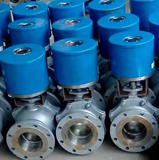 揚(yáng)州瑞浦DQF電動(dòng)球閥DQFDN125水泥庫均化庫電動(dòng)閥門