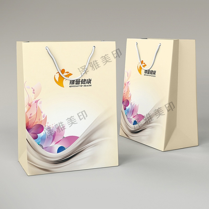 襄陽(yáng)禮品手提袋定制奶茶外賣(mài)打包袋定做服裝手提袋印刷