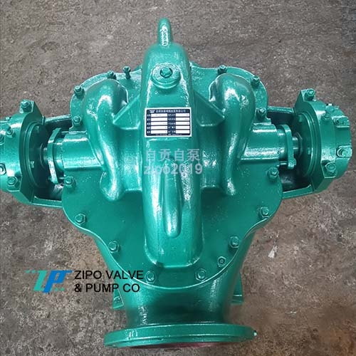 自貢自泵水泵ZS或ZSH大流量中開蝸殼式單級雙吸離心泵循環(huán)泵清水泵