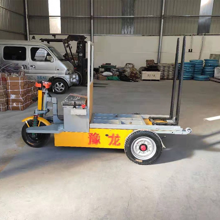 豫龍電瓶拉磚車 工地用的拉磚車