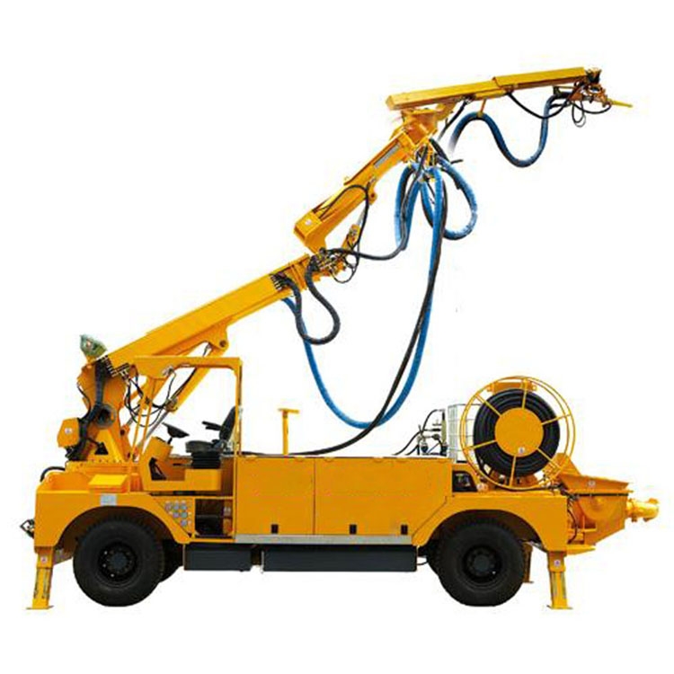 機(jī)械手濕噴臺(tái)車 自走式混凝土噴漿機(jī)械手圖文介紹
