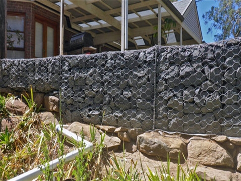 格賓石籠岸坡，鋅鋁合金格賓籠