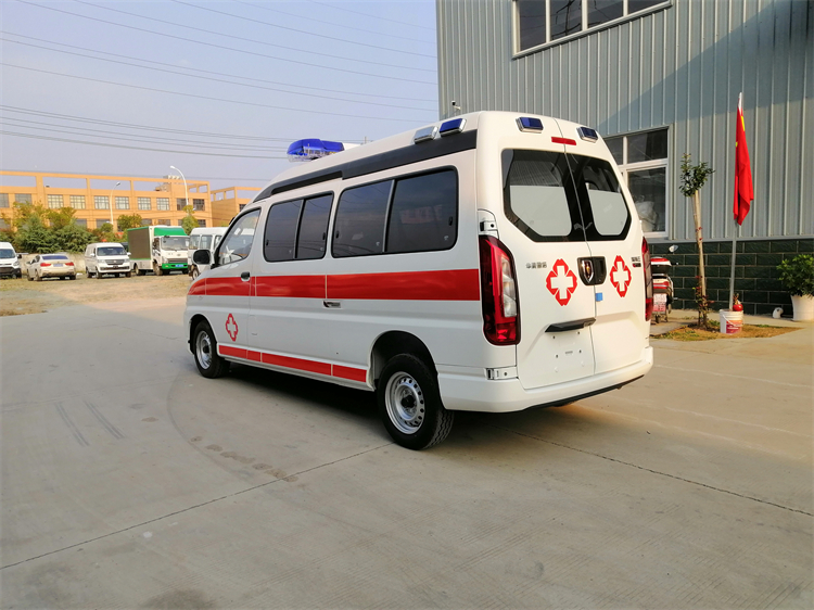 西雙版納救護車廠家 東風風行定金發(fā)車