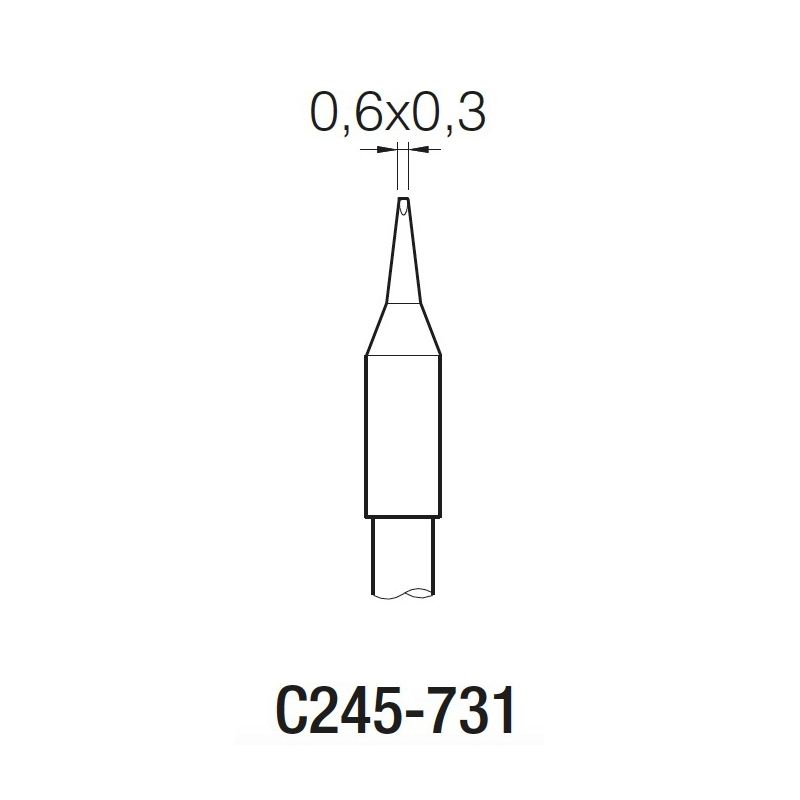 JBC烙鐵頭C245-731 742 768 773一字頭 906一字咀