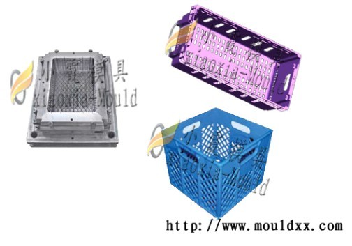 注塑模具，注塑周轉(zhuǎn)箱塑料模具