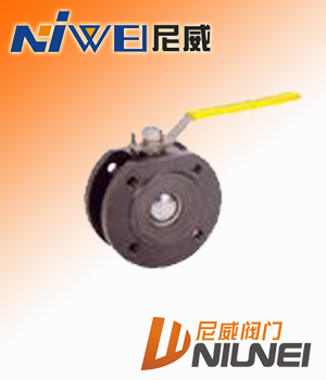 Q71F對(duì)夾式球閥，超薄型球閥