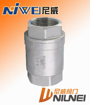 H12H不銹鋼立式內(nèi)螺紋止回閥，立式止回閥，內(nèi)螺紋止回閥