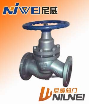 U41H法蘭式柱塞閥,柱塞閥系列，鑄鋼柱塞閥，不銹鋼柱塞閥