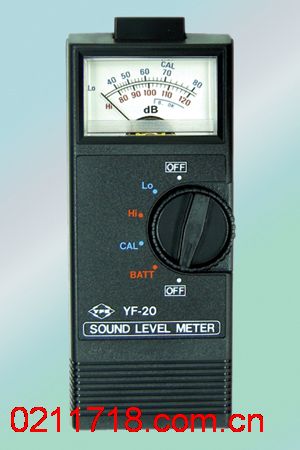 YF-20臺灣泰瑪斯TENMARS 指針式噪聲計/聲級計YF20