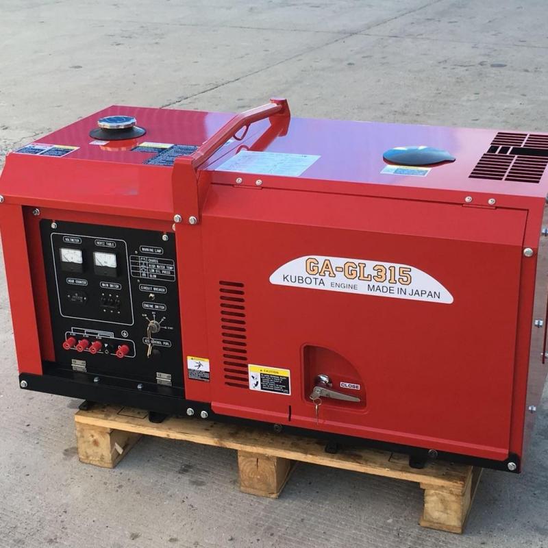 10KW久保田動力戶外靜音型可移動柴油發(fā)電機組GA-GL110