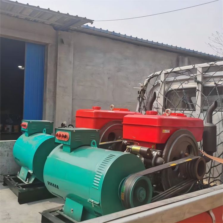 12kw凱匯成單缸電啟動有刷電機(jī)柴油發(fā)電機(jī)組