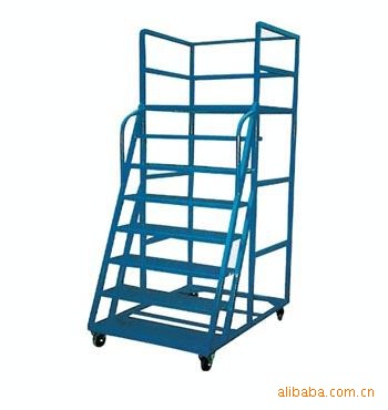 廠家直銷移動(dòng)登高梯 帶護(hù)欄登高梯 河源登高梯