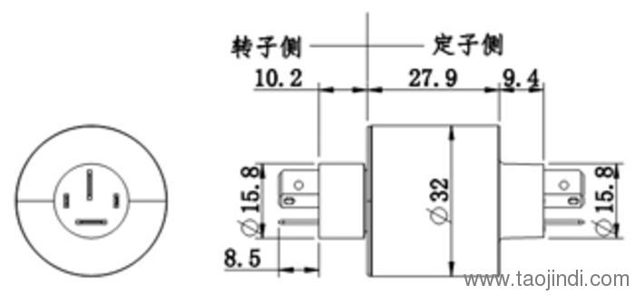 廠家原裝現(xiàn)貨[4路包裝機(jī)滑環(huán)] [4路電旋轉(zhuǎn)接頭] [4路插頭滑環(huán)]