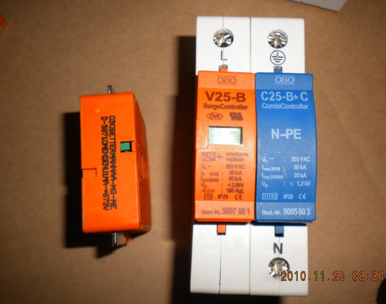 OBO二級(jí)電源防雷器|B級(jí)電源防雷器|OBO V25-B3NE|河南OBO避雷器
