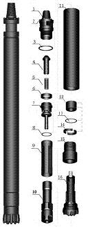 中高風(fēng)壓350沖擊器