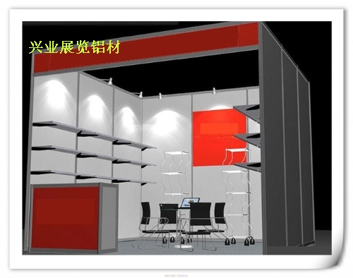 展覽標(biāo)攤，書畫展覽展示架，八棱柱展板
