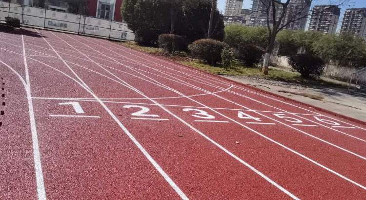 透氣型塑膠跑道EPDM彩色顆粒硅PU籃球場地操場跑道修補