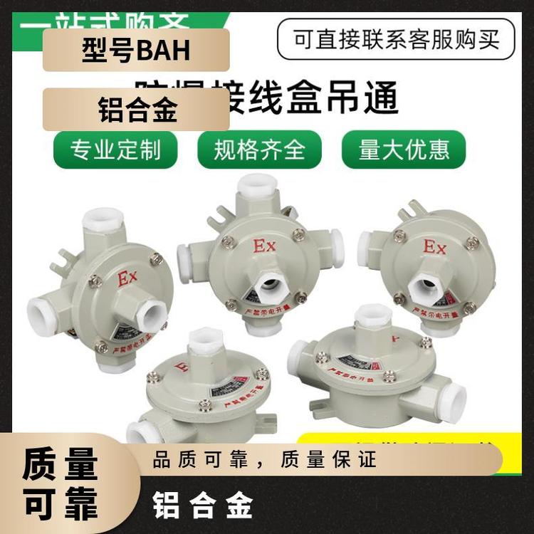 防爆接線線盒DN25一通吊1寸G鋁合金材質(zhì)法蘭型號(hào)BAH