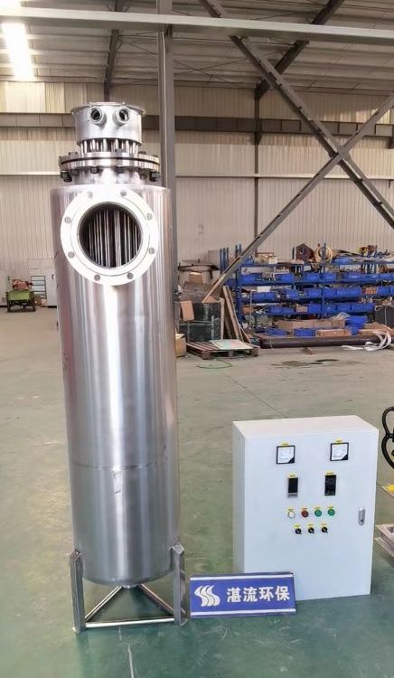 立式電加熱器,帶可控硅控制柜湛流環(huán)保來(lái)圖定制