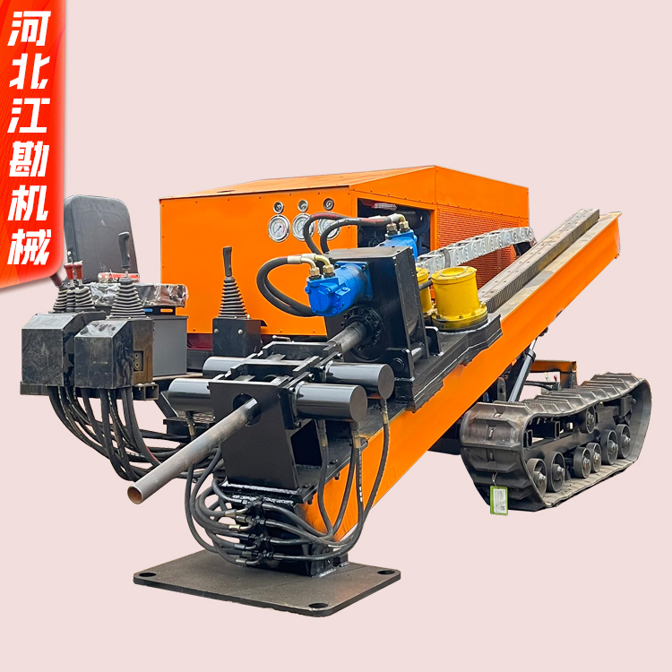 江勘15T小型水平定向非開(kāi)挖鋪管鉆機(jī)地下橫向穿越拉管