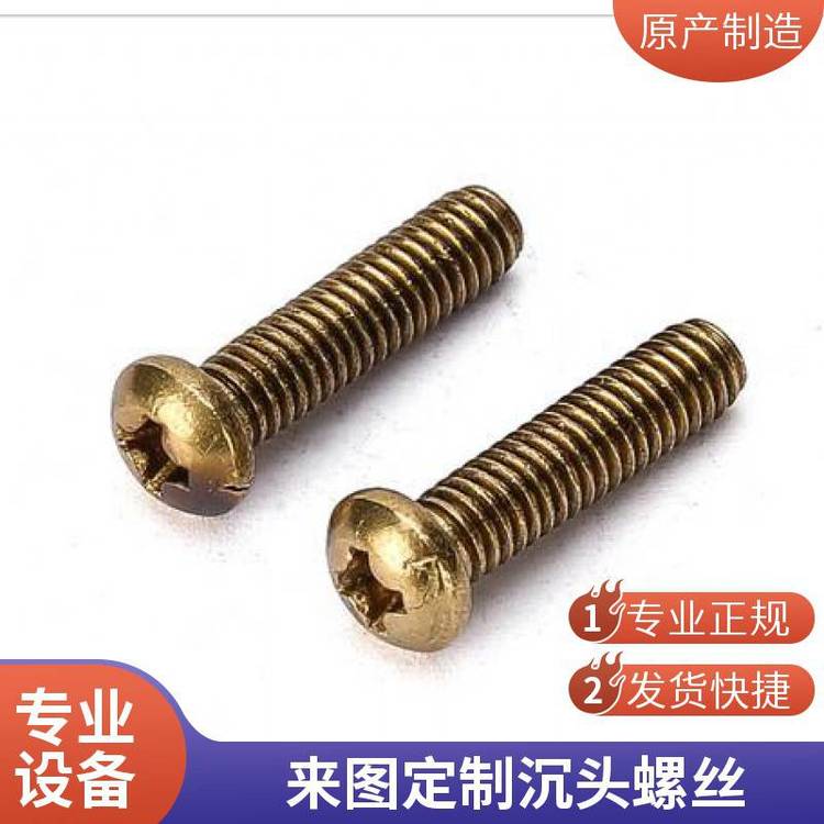 半圓頭沉頭螺絲圓柱頭熱浸鋅高強度螺釘規(guī)格來圖定制