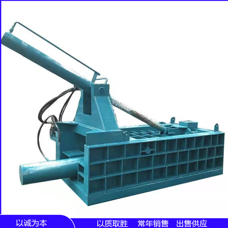 小型臥式廢紙箱舊金屬100噸壓塊機(jī)減小勞動強(qiáng)度操作簡單