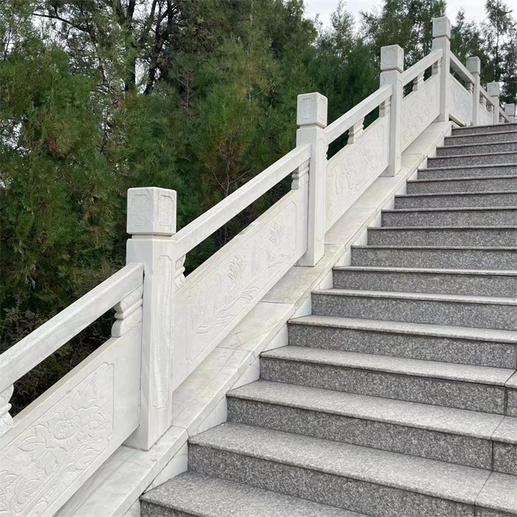 花崗巖石欄桿河道公園石欄板景區(qū)石橋石護欄