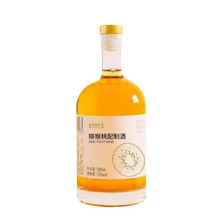 慶葆堂獼猴桃配制酒500ml批發(fā)低度微醺多種規(guī)格果露酒源頭工廠