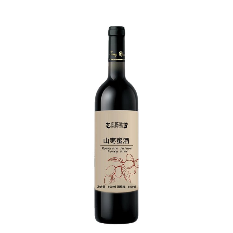 百未草山棗蜜酒加工定制配制酒果露酒500ml貼牌代工
