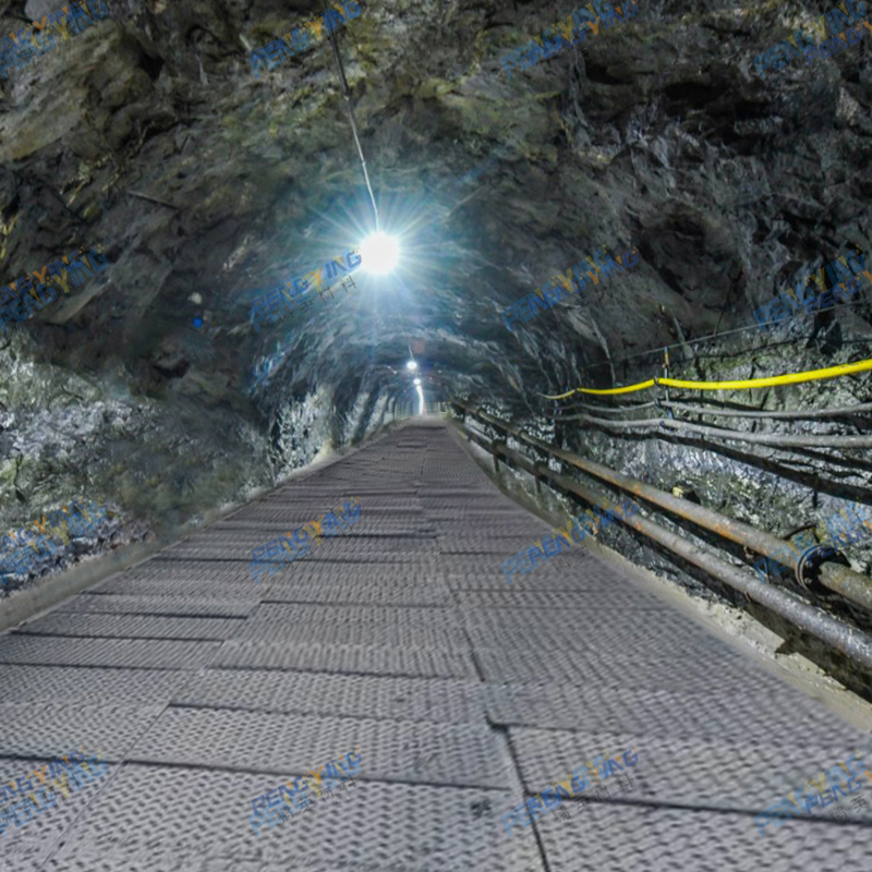 臨時路基板聚乙烯鋪路板煤礦油田專用板高密度黑色塑料板