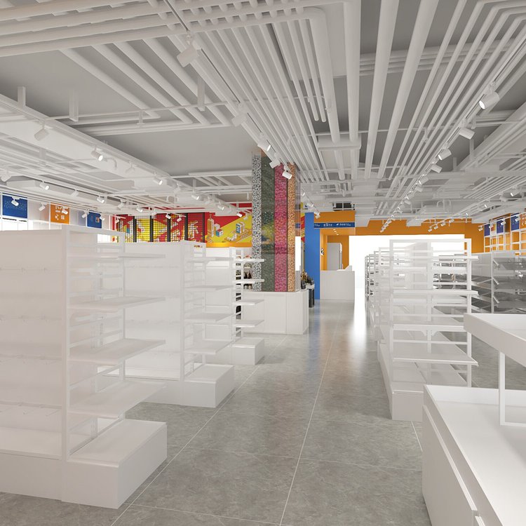 莫凡化妝品展示柜定制可以來圖定制加工設(shè)計整店效果圖
