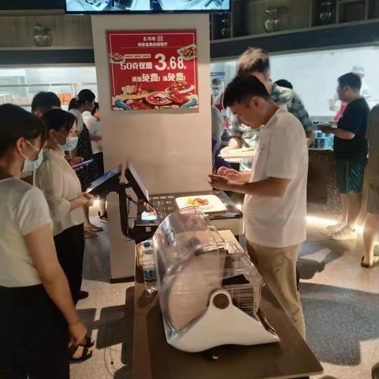 環(huán)云電子智能收銀系統(tǒng)自助秒結(jié)算自選餐廳─碼通智慧食堂公司