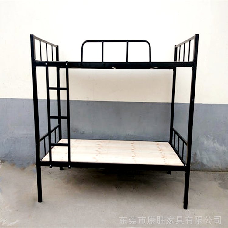員工雙層床上下鋪卡扣式結(jié)構(gòu)穩(wěn)重加厚鐵床
