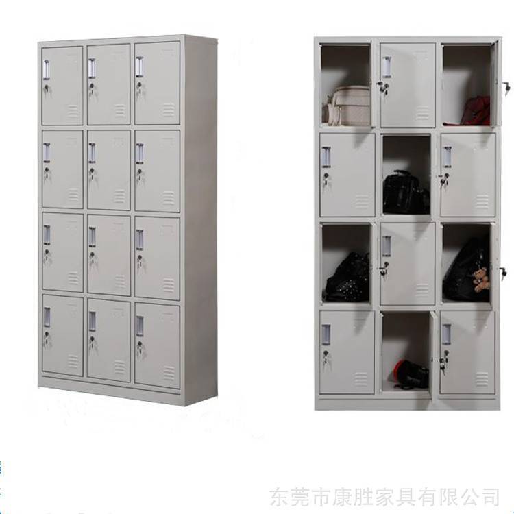 鐵柜子車間儲(chǔ)物柜鐵皮柜磁鐵門各式鞋柜更衣柜