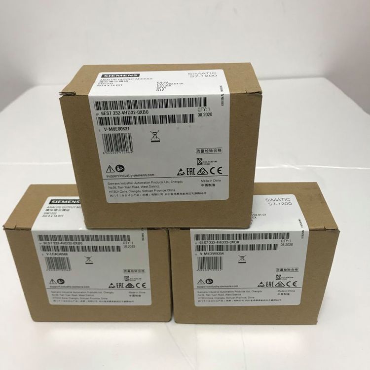6ES72324HD320XB0代理商SIMATICS7-1200，模擬輸出，SM1232，4AO