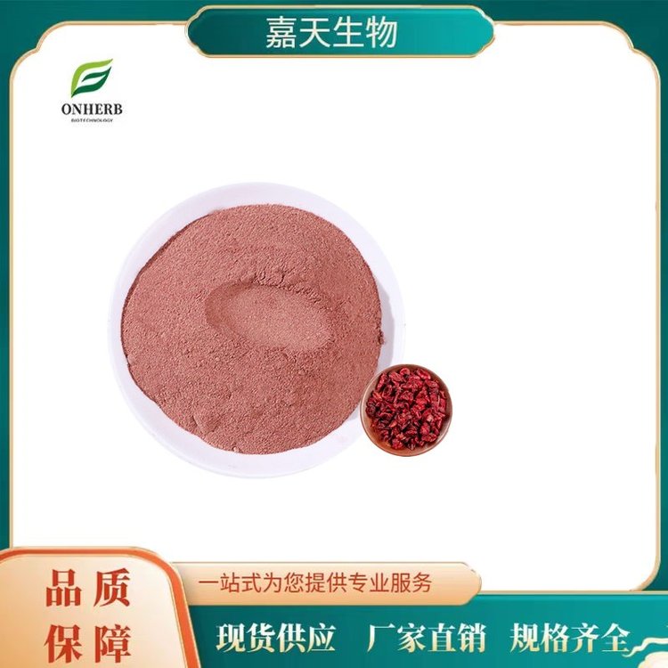 嘉天供應(yīng)過80目篩網(wǎng)水溶性棕色色粉末10：1山茱萸粉
