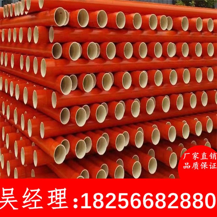 PVC-O塑料管直埋通信管米黃色高分子復(fù)合管雙色共擠BO管