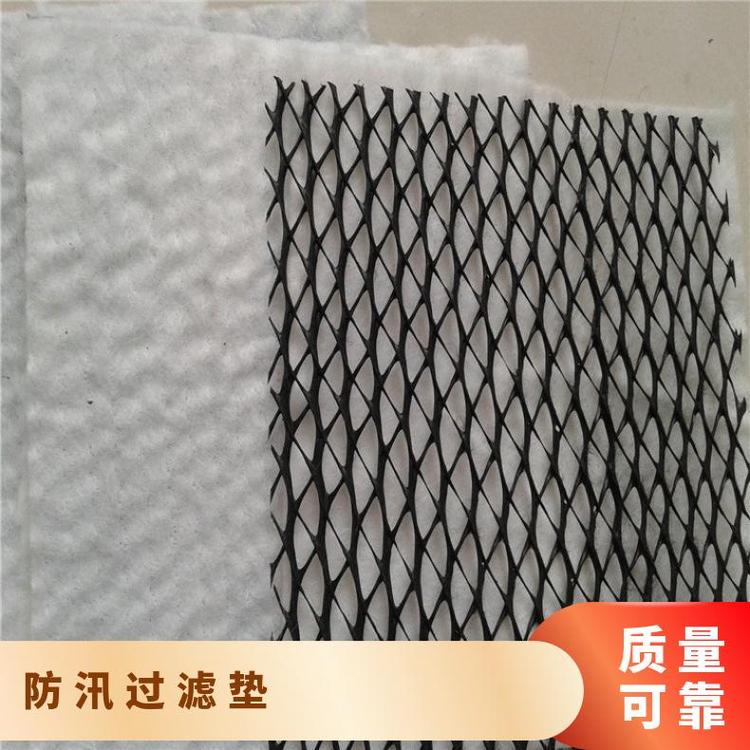 防汛三維復合過濾墊公路隧道路基透水網(wǎng)抗洪網(wǎng)狀交織排水板