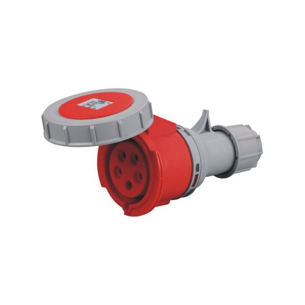 銘品電器32A工業(yè)連接器，戶外防水防塵IP67，工業(yè)插座32A額定電流，黃藍(lán)紅色