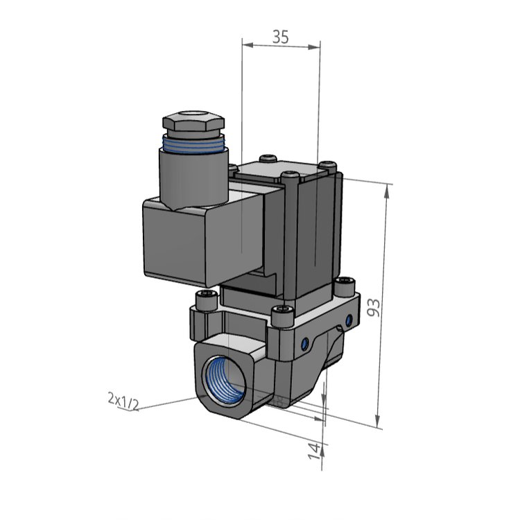 日本SMCVXZ2B2FZ2AVXZ系列先導式零差壓啟動型2通電磁閥水用