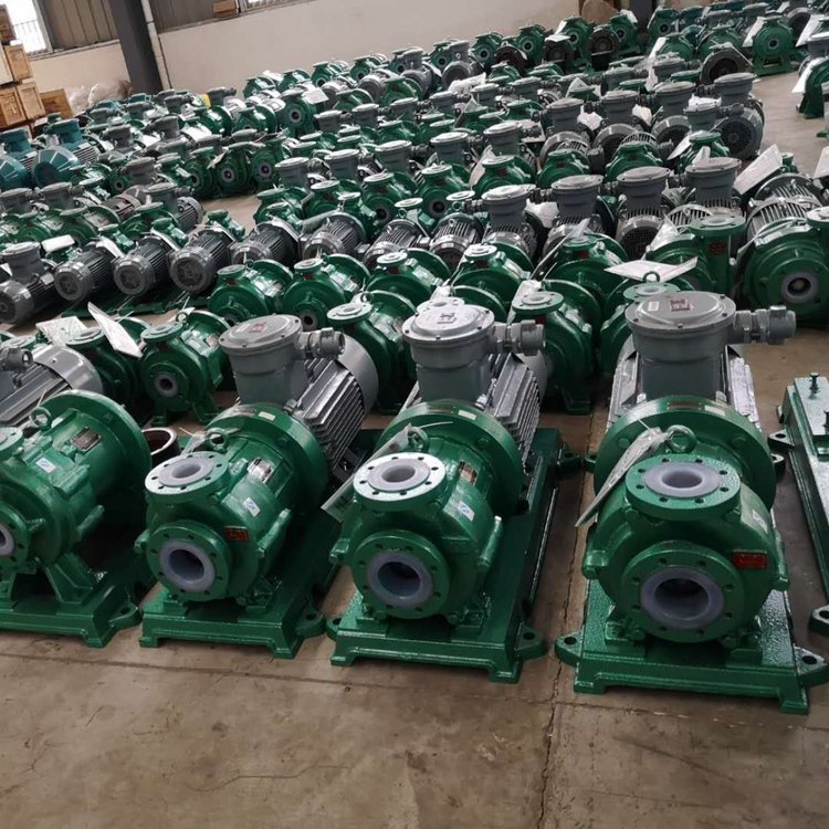 IMD65-50-130F磁力泵化學(xué)泵臥龍氟塑料磁力驅(qū)動泵塑料襯里泵