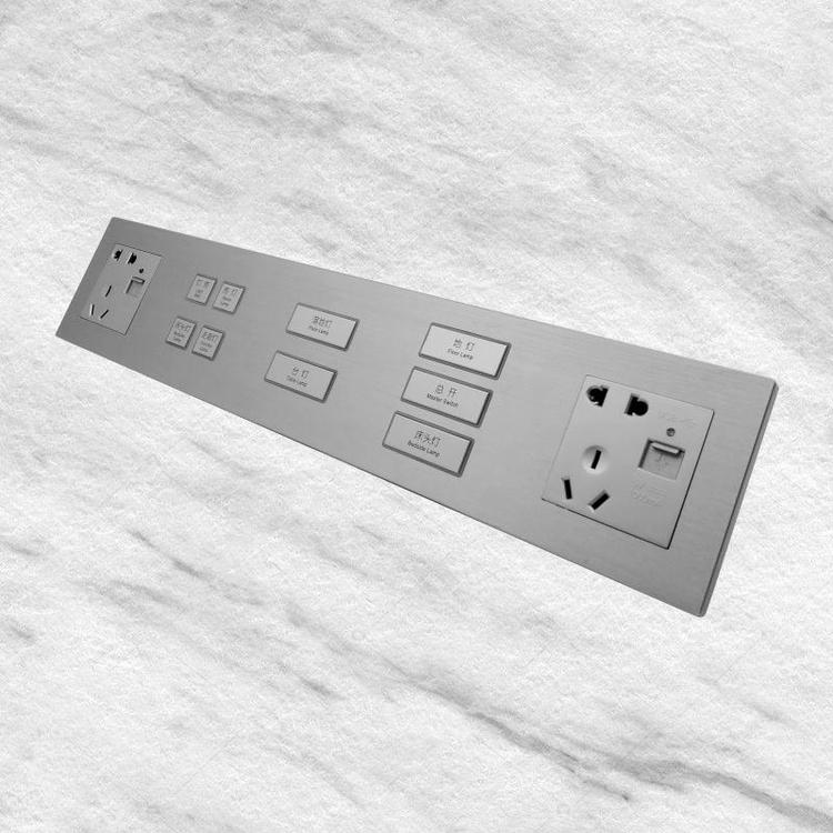 mouton工廠直營(yíng)H6-6涂鴉智能WIFI86盒連體酒店家用電源多功能開(kāi)關(guān)面板頭正品