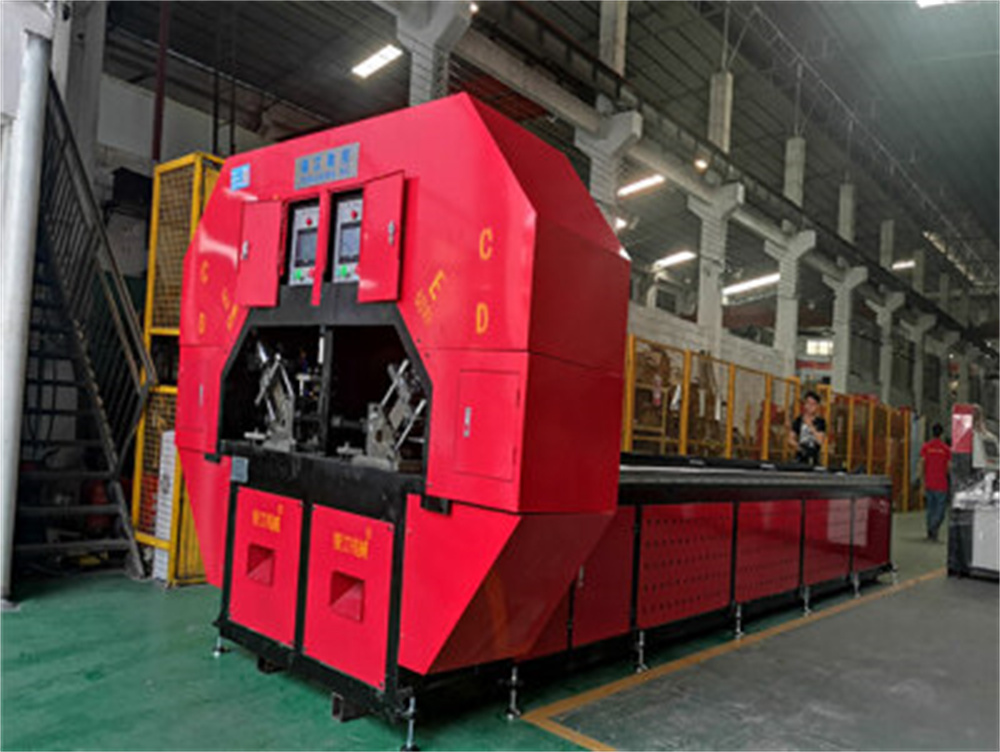 銀江機(jī)械角鋼自動(dòng)沖孔下料機(jī)廠(chǎng)家直供嚴(yán)格品控兩面打孔帶截?cái)? title=