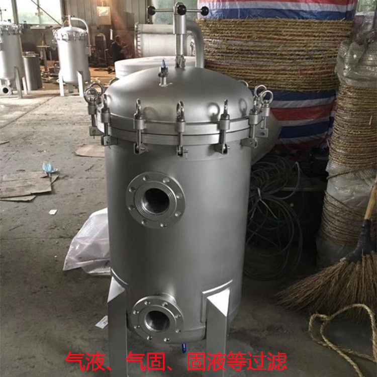 316L材質(zhì)DN400煤氣除雜質(zhì)液氨過濾器天然氣過濾器DN250沼氣過濾器