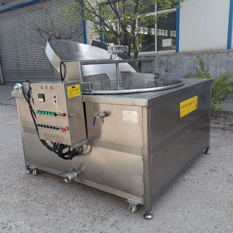 香蕉片油炸機木薯薯片油炸機自動攪拌自動出料油炸機油炸機廠家順澤機械供應商