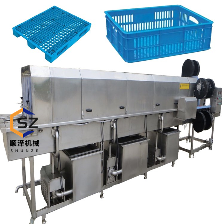 熟食周轉(zhuǎn)筐洗筐機(jī)蔬菜塑料筐清洗機(jī)全自動(dòng)清洗風(fēng)干洗筐機(jī)