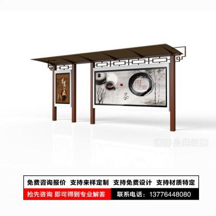 德邦候車亭制作滾動(dòng)燈箱櫥窗液壓開啟式，款式多樣，經(jīng)久耐用